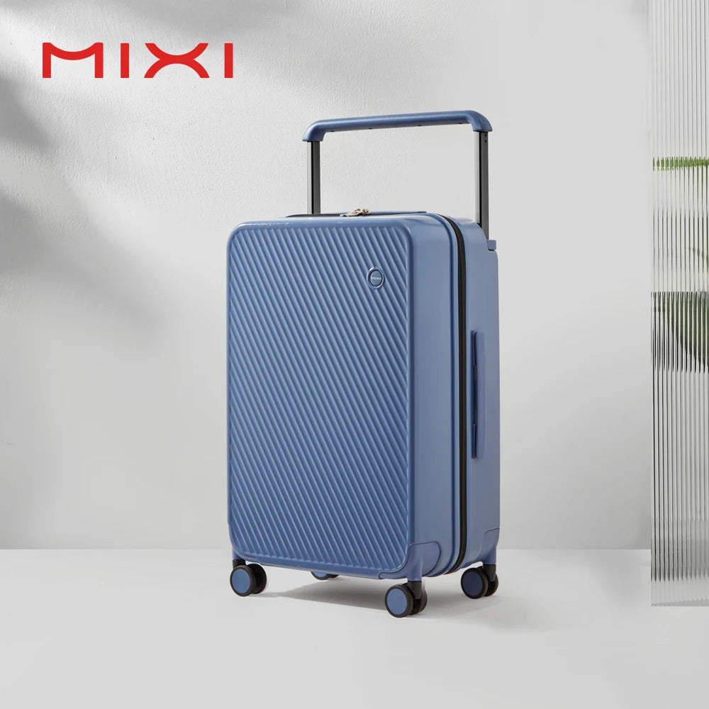 Mixi Hardside Travel Suitcase Featuring Wide Handle And Spinner