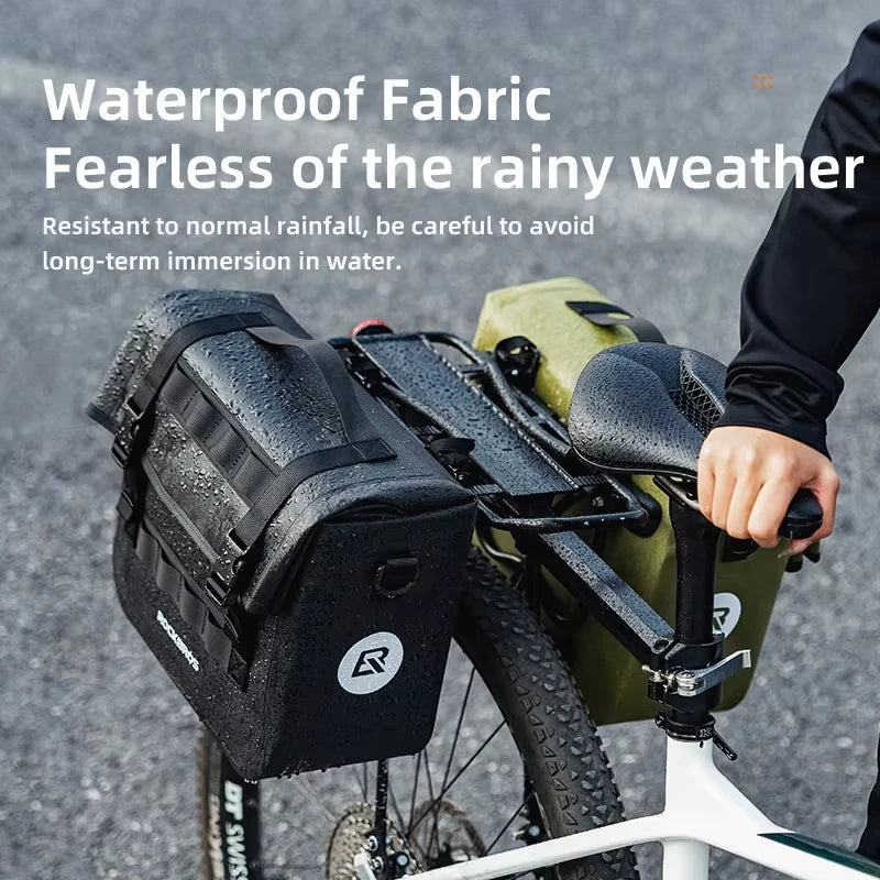 Rockbros Foldable Waterproof Bicycle Rear Bag For Mountain Biking