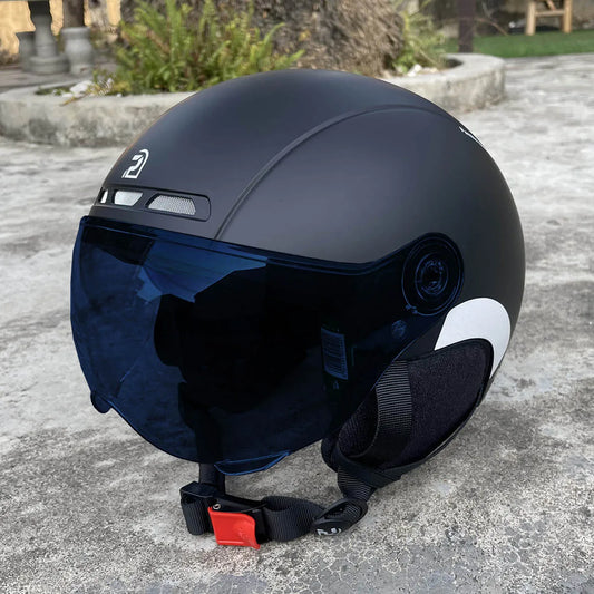 Pemila Cycling Helmet With Goggles And Ear Protection