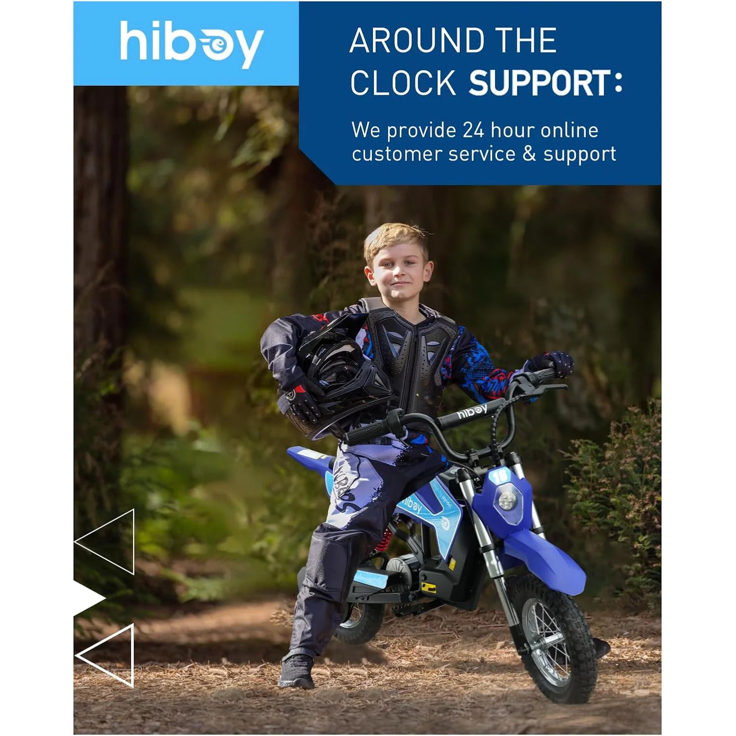Hiboy Kids Electric Dirt Bike Motorcycle With Extended Battery Life