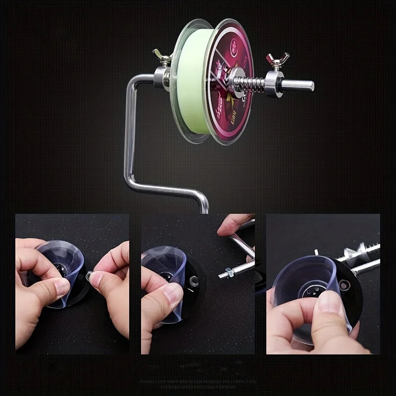 Aluminum Alloy Fishing Line Winding Machine For Outdoor Reel Maintenance