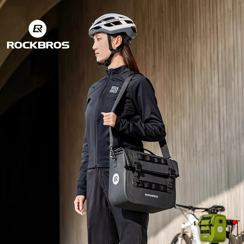 Rockbros Foldable Waterproof Bicycle Rear Bag For Mountain Biking