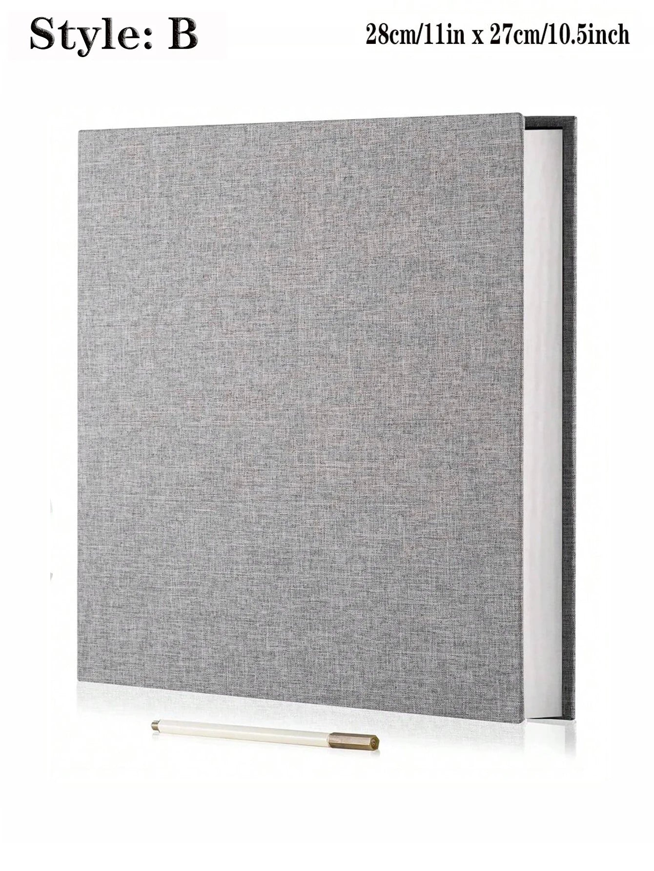 1pc Linen Photo Album Self Adhesive Scrapbook Album for 2x3 4x6 5x7 8x10 Pictures DIY Photo Book Birthday Gifts for Women Mom