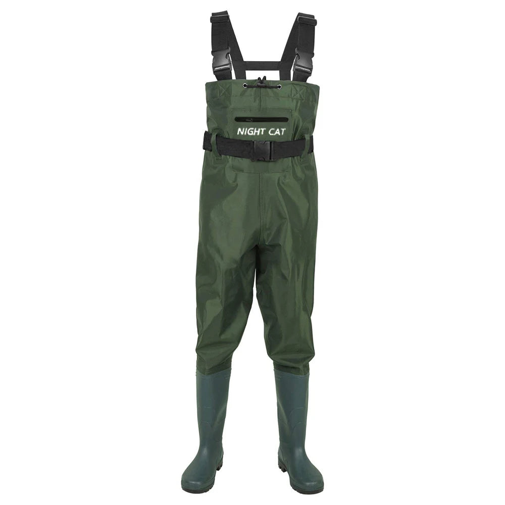Night Cat Waterproof Chest Wader With Boots For Fishing