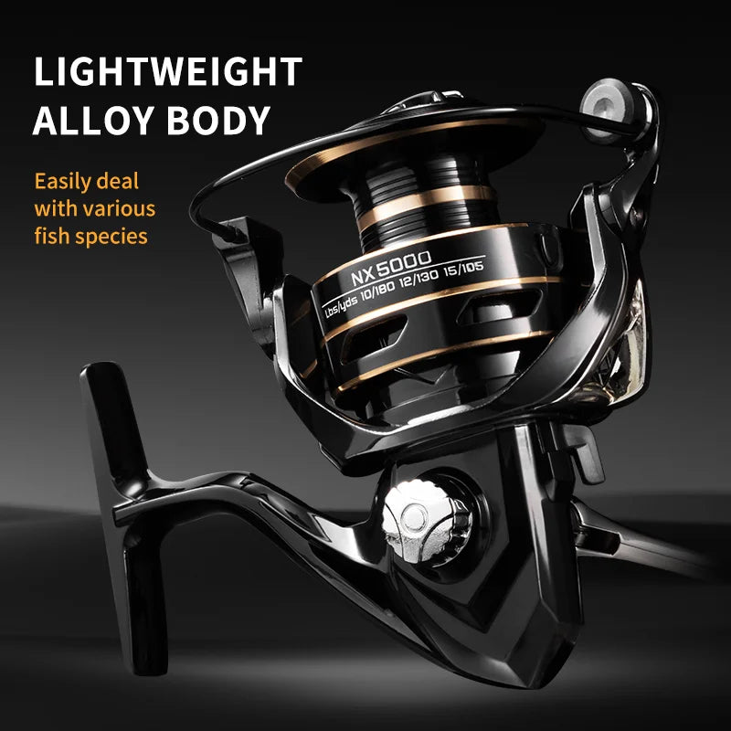 J-Barzillai High Speed Spinning Fishing Reel With Metal Spool