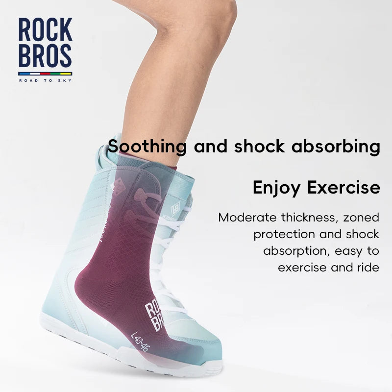 Rockbros Road To Sky Cycling Socks Breathable Shock Absorbing Design