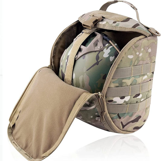 Tactical Molle Helmet Storage Pouch For Outdoor Use