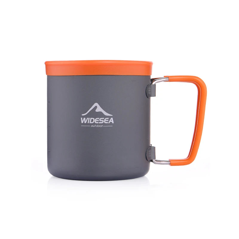Widesea Lightweight Outdoor Camping Cookware Set With Kettle For Hiking