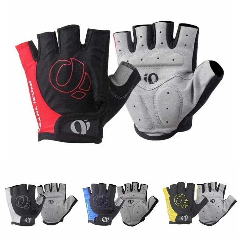Half Finger Gel Cycling Gloves For Road And Mountain Bikes
