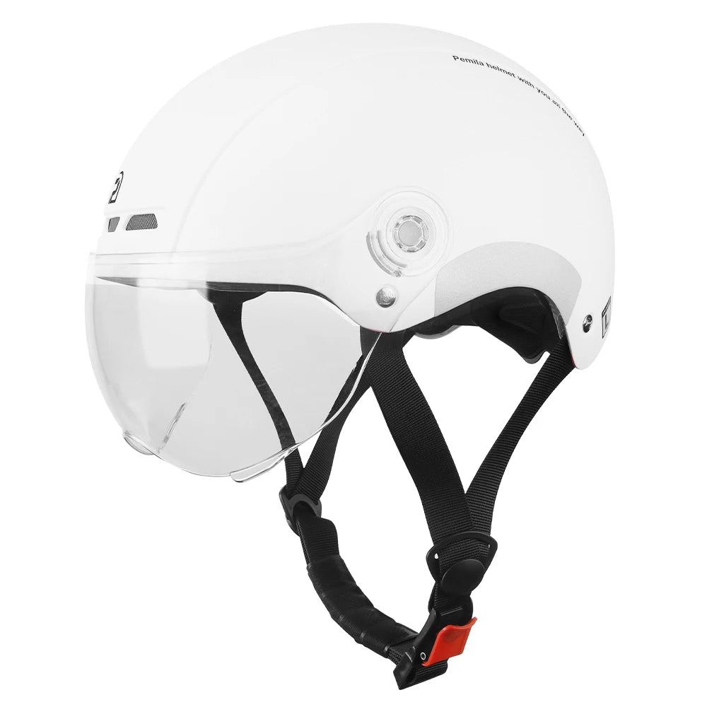 Pemila Cycling Helmet With Goggles And Ear Protection