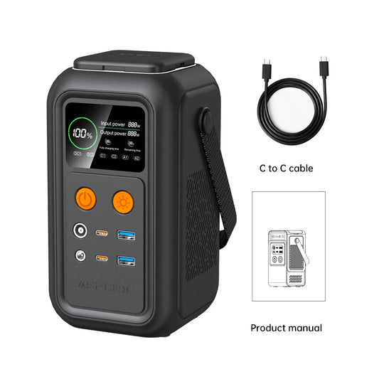 Ctolity 192Wh LiFePO4 Portable Power Station 200W Type C Charger