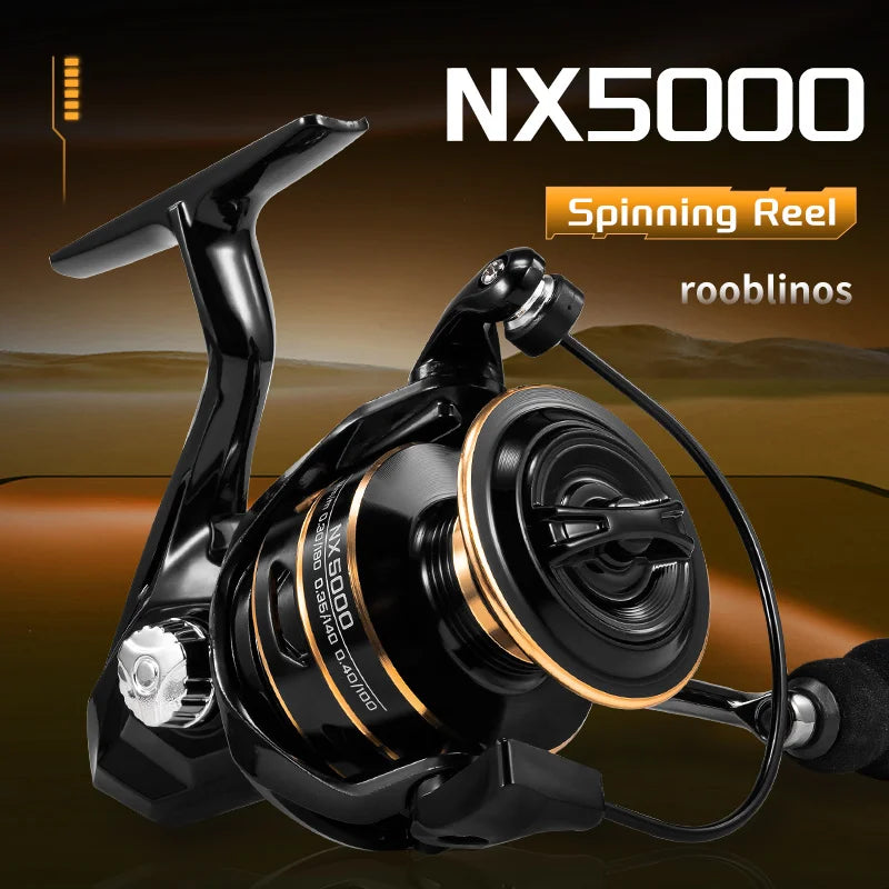 J-Barzillai High Speed Spinning Fishing Reel With Metal Spool