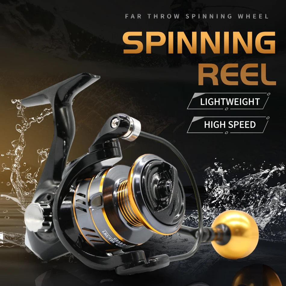 Rooblinos High Speed Spinning Fishing Reel With Metal Drag System