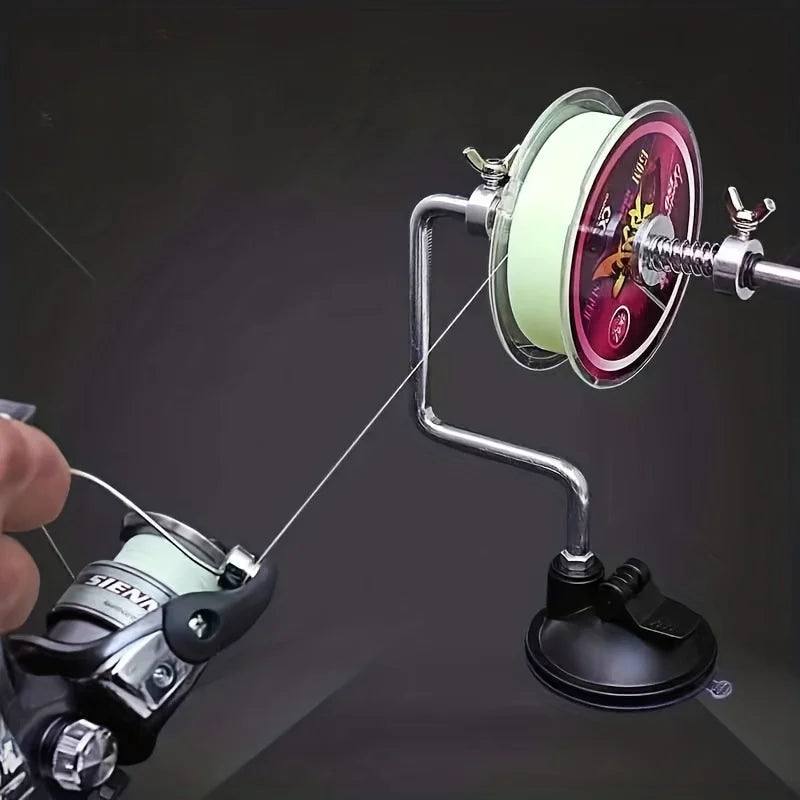 Aluminum Alloy Fishing Line Winding Machine For Outdoor Reel Maintenance