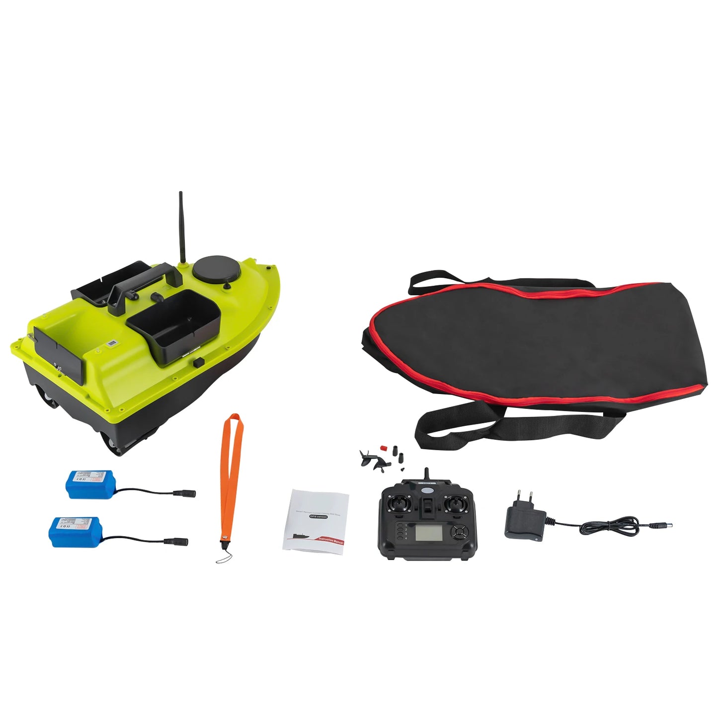 Rechargeable GPS Fishing Boat With Dual Batteries And Remote Control