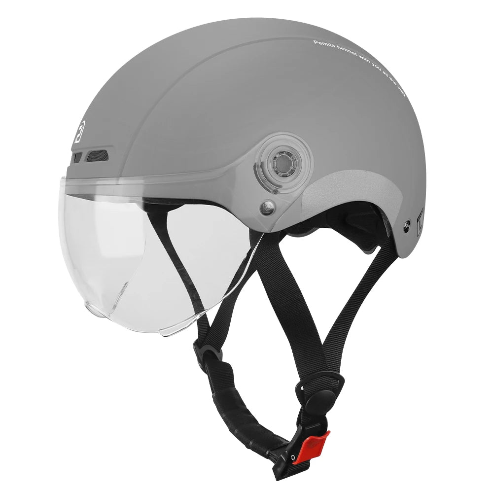 Pemila Cycling Helmet With Goggles And Ear Protection