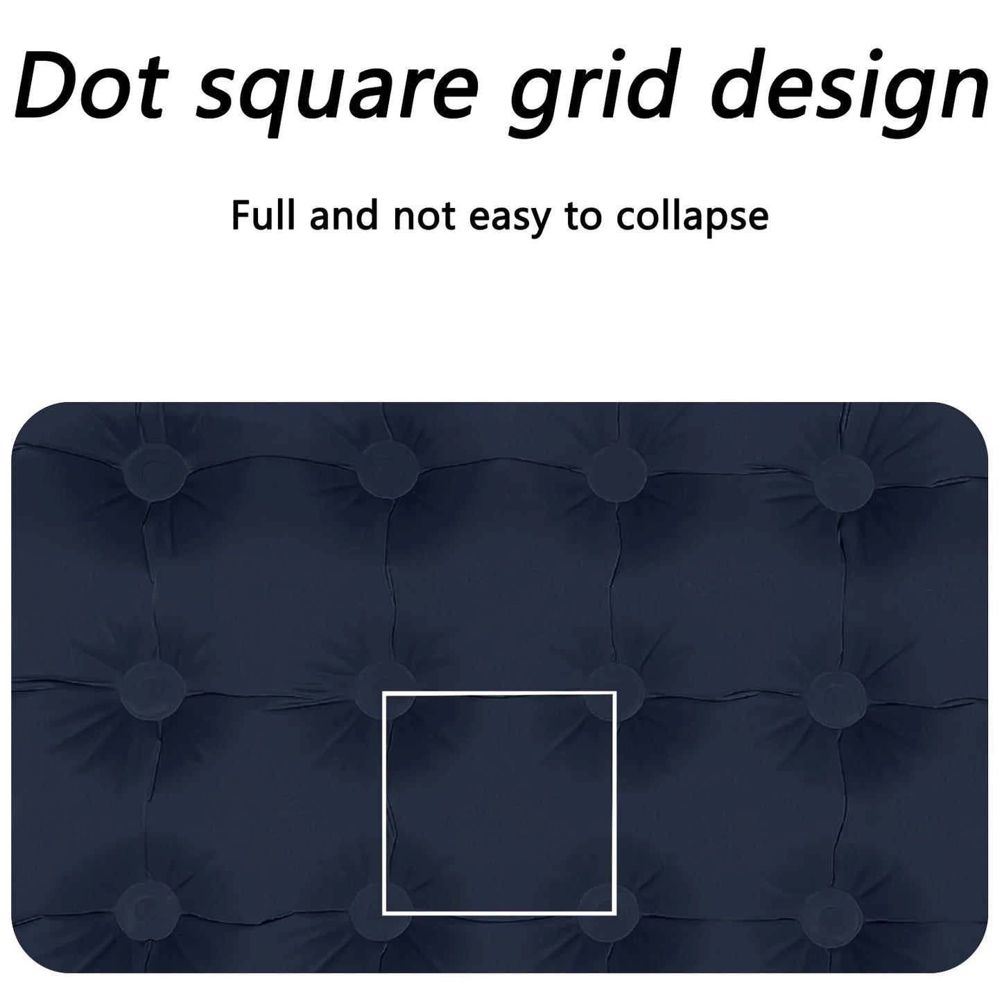 Cozy 10cm Thick Inflatable Mattress - Winter Insulated Camping Pad, Perfect Christmas Gift Idea for Family & Outdoor Adventures