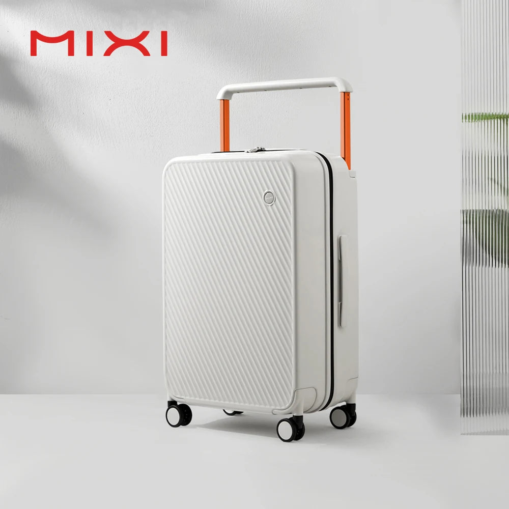 Mixi Hardside Travel Suitcase Featuring Wide Handle And Spinner