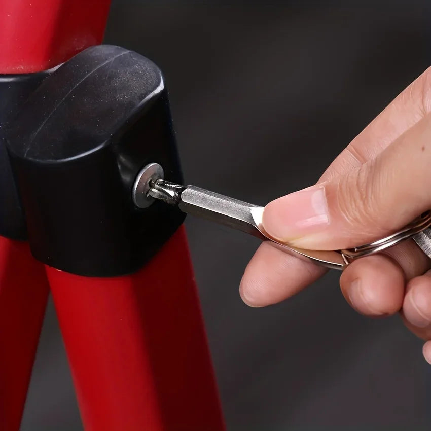 Portable Stainless Steel Phillips Slotted Keychain Screwdriver Set